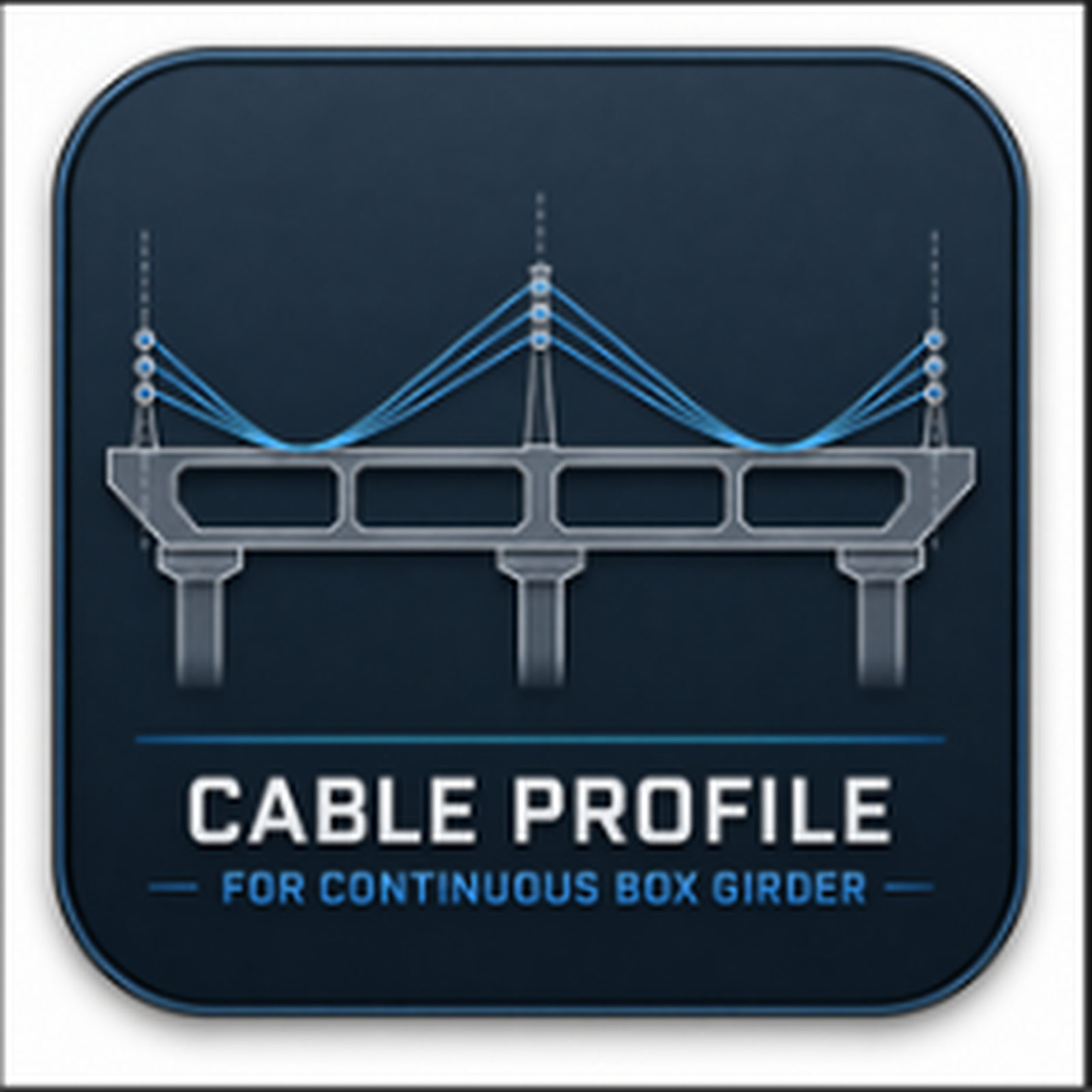 MAGDY Cable Profile – Continuous Box Girder