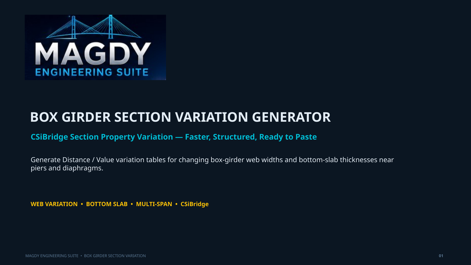 MAGDY Box Girder Variation Tool - Image 2