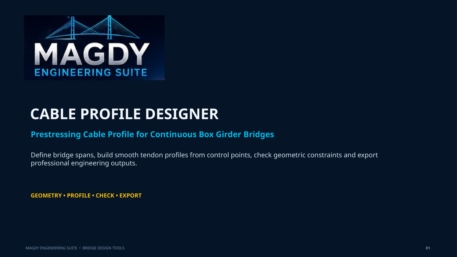 MAGDY Cable Profile – Continuous Box Girder - Image 2
