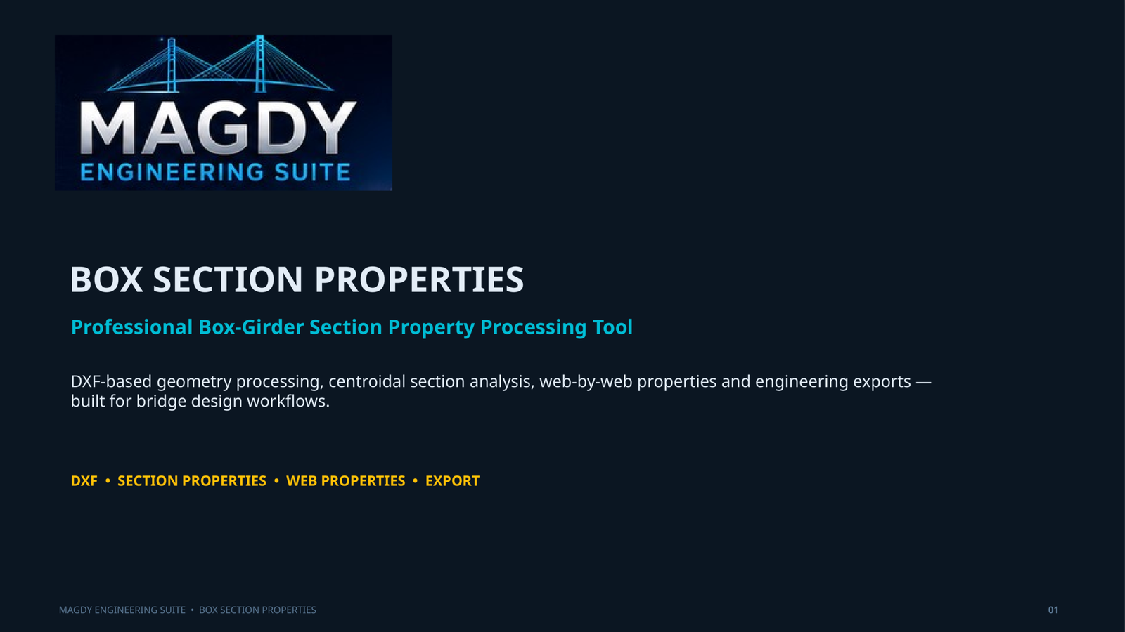 MAGDY Box Section Properties - Image 2